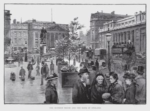 The Mansion House and the Bank of England by William Luker