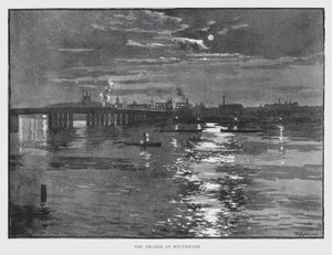 The Thames at Southwark by William Luker