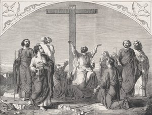 The Mission of the Apostles, from Illustrated London News, October 30, 1865 by William Luson Thomas