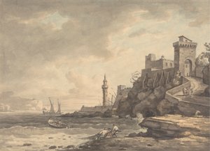 View of Leghorn by William Marlow