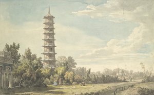 View of the Wilderness at Kew, 1763