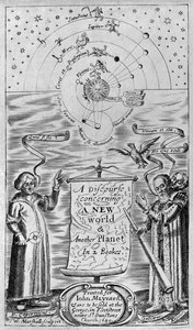 A discourse concerning a new world & another planet in 2 books, 1640 (frontispiece)