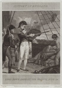 Lord Howe Defeats the French by William Marshall Craig