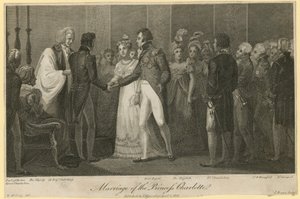 The wedding of Princess Charlotte by William Marshall Craig