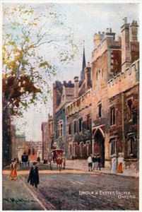 Lincoln and Exeter College by William Matthison