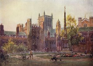 The Gateway and Tower of St Johns College by William Matthison