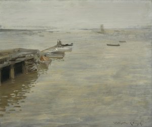 A Gray Day by William Merritt Chase