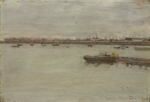 Gray Day on the Bay, c.1886 by William Merritt Chase