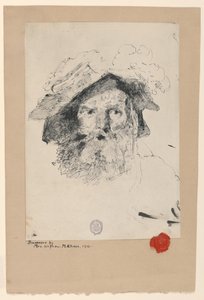 Head of a Bearded Man by William Merritt Chase