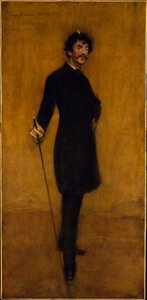 James Abbott McNeill Whistler by William Merritt Chase