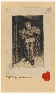 Keying Up: The Court Jester by William Merritt Chase