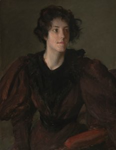 Study of a Young Woman, c.1880-85 by William Merritt Chase