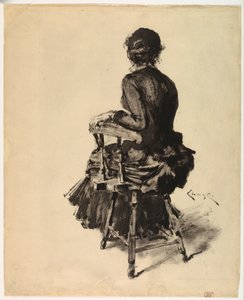 Woman Seated by William Merritt Chase