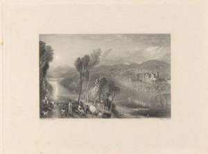 Abbotsford from the Northern Bank of the Tweed by William Miller