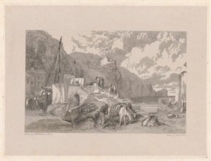 Coombe-Martin, Devonshire by William Miller