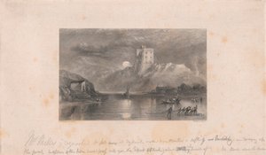 Norham Castle - Moonrise by William Miller