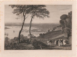 Plymouth Dock, from Mount Edgecumbe
