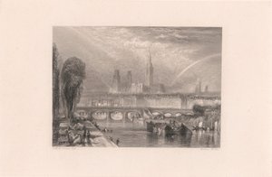 Rouen, looking down the river