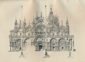 Façade of St. Marks by William Monk