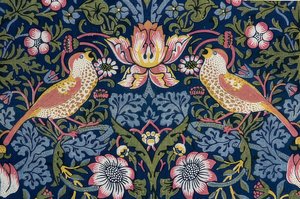 The Strawberry Thief (Detail). 1883 by William Morris