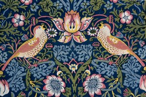Strawberry Thief. Decorative Fabric by William Morris