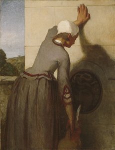Girl at the Fountain by William Morris Hunt