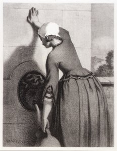Girl at the Fountain by William Morris Hunt