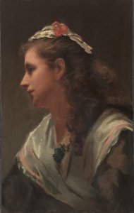 His First Model-Miss Russell by William Morris Hunt