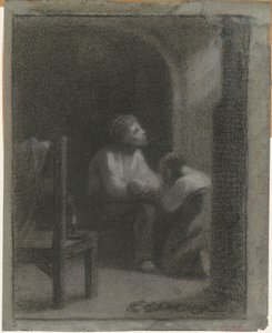 The Prayer by William Morris Hunt