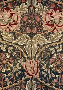 Decorative fabric, 1876-1890 by William Morris Tapestry Works