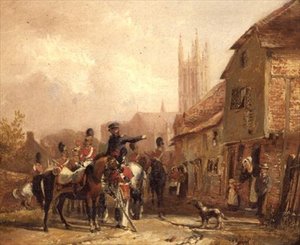 Billeting Troops by William Mulready