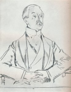 Portrait study in pencil