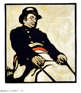 A Bus Driver in Knightsbridge Road by William Nicholson