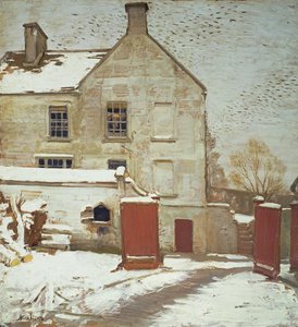 Courtyard in Snow, Sutton Veny