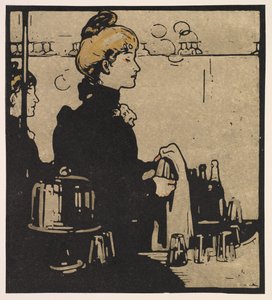 London Types: Barmaid by William Nicholson