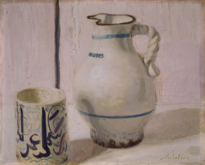 Pink Still Life With Jug, 1935-36 by William Nicholson
