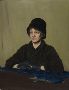 The Girl with a Tattered Glove by William Nicholson