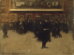 The Return of the Mona Lisa by William Nicholson