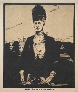 Twelve Portraits (Second Series): H. M. Queen Alexandra by William Nicholson