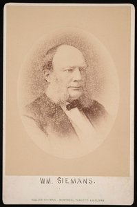 Portrait of Carl Wilhelm Siemens by William Notman