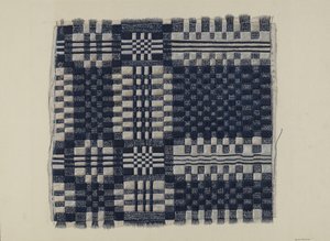 Blue and White Homespun, c. 1937