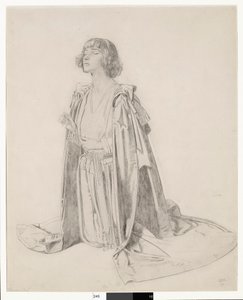 Kneeling Figure of a Woman (detail) by William Orpen
