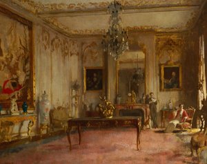 Park Lane Interior by William Orpen