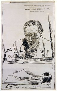 Self Portrait Looking in a Mirror by William Orpen