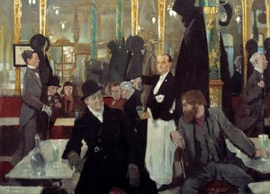 The Royal Cafe in London (detail)