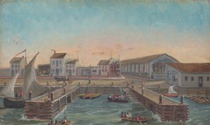 Old Ferry Stairs, 1870s by William P. Chappel