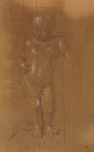 Standing Nude Child by William Page