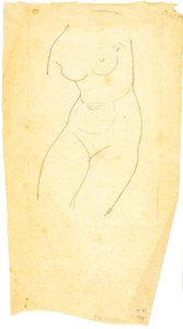 Venus Guiding Eneas and the Trojans to the Latin Shore (Torso of Venus) by William Page