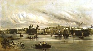 Greenwich and the Dreadnought by William Parrott