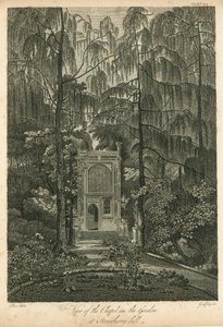 View of the Chapel in the Garden at Strawberry Hill, Twickenham, London by William Pars